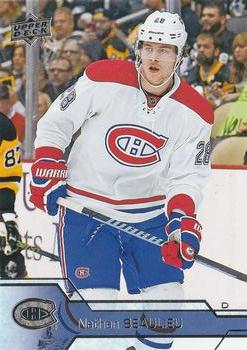#102 Nathan Beaulieu - Montreal Canadiens - 2016-17 Upper Deck Hockey