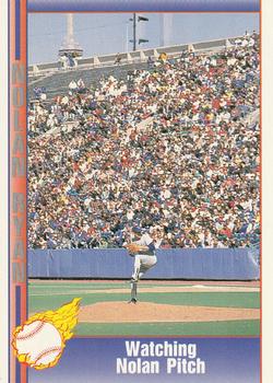 #102 Watching Nolan Pitch - Texas Rangers - 1991 Pacific Nolan Ryan Texas Express I Baseball