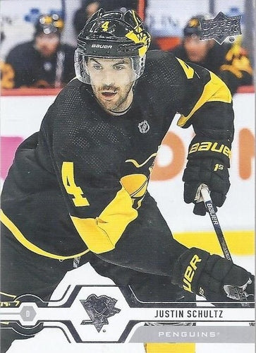 #102 Justin Schultz - Pittsburgh Penguins - 2019-20 Upper Deck Hockey