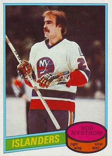 #102 Bob Nystrom - New York Islanders - 1980-81 O-Pee-Chee Hockey