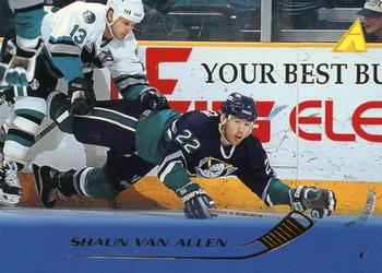 #102 Shaun Van Allen - Anaheim Mighty Ducks - 1995-96 Pinnacle Hockey