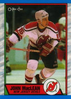 #102 John MacLean - New Jersey Devils - 1989-90 O-Pee-Chee Hockey