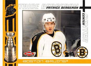 #102 Patrice Bergeron - Boston Bruins - 2003-04 Pacific Quest for the Cup Hockey