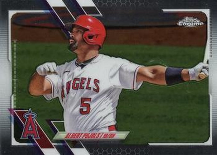 #102 Albert Pujols - Los Angeles Angels - 2021 Topps Chrome Baseball