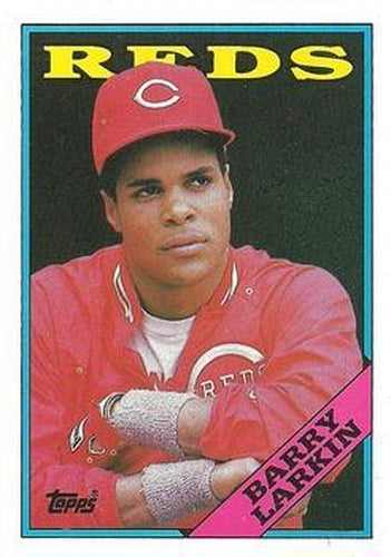 #102 Barry Larkin - Cincinnati Reds - 1988 Topps Baseball