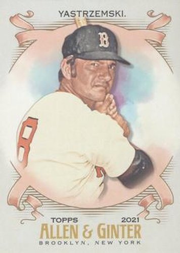 #102 Carl Yastrzemski - Boston Red Sox - 2021 Topps Allen & Ginter Baseball