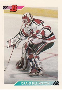 #102 Craig Billington - New Jersey Devils - 1992-93 Bowman Hockey