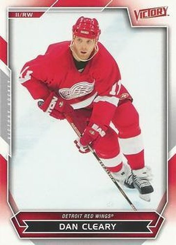 #102 Daniel Cleary - Detroit Red Wings - 2007-08 Upper Deck Victory Hockey