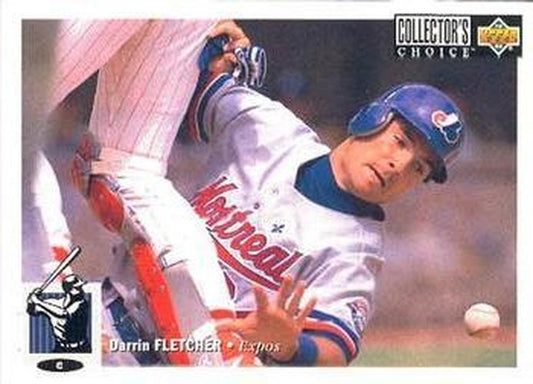 #102 Darrin Fletcher - Montreal Expos - 1994 Collector's Choice Baseball