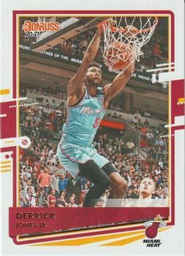 #102 Derrick Jones Jr. - Miami Heat - 2020-21 Donruss Basketball