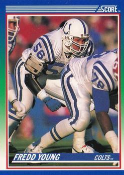 #102 Fredd Young - Indianapolis Colts - 1990 Score Football
