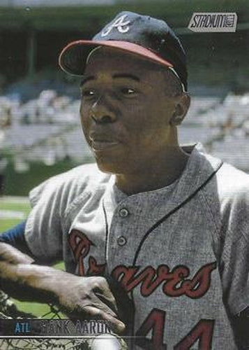 #102 Hank Aaron - Atlanta Braves - 2021 Stadium Club Baseball