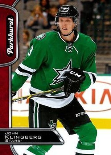 #102 John Klingberg - Dallas Stars - 2016-17 Parkhurst - Red Hockey