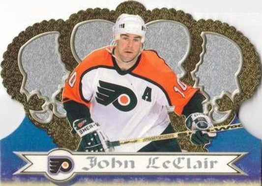 #102 John LeClair - Philadelphia Flyers - 1999-00 Pacific Crown Royale Hockey