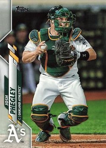#102 Josh Phegley - Oakland Athletics - 2020 Topps Baseball