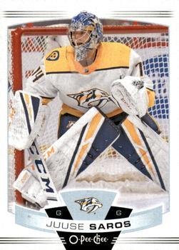 #102 Juuse Saros - Nashville Predators - 2019-20 O-Pee-Chee Hockey