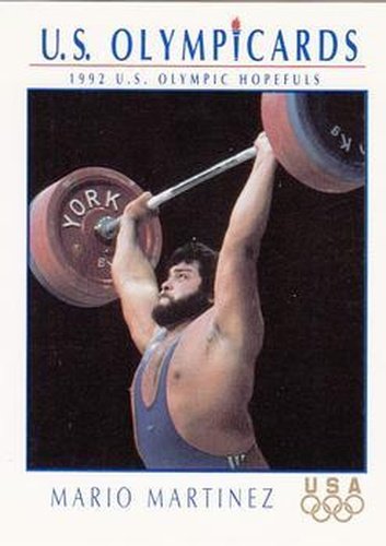#102 Mario Martinez - USA - 1992 Impel U.S. Olympic Hopefuls