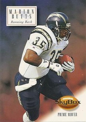 #102 Marion Butts - New England Patriots - 1994 SkyBox Premium Football