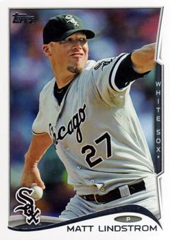 #102 Matt Lindstrom - Chicago White Sox - 2014 Topps Baseball