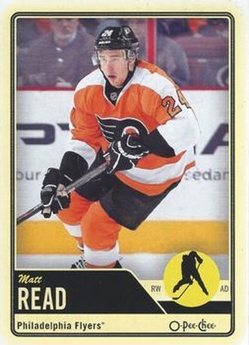 #102 Matt Read - Philadelphia Flyers - 2012-13 O-Pee-Chee Hockey