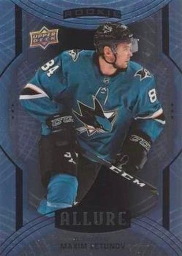#102 Maxim Letunov - San Jose Sharks - 2020-21 Upper Deck Allure Hockey