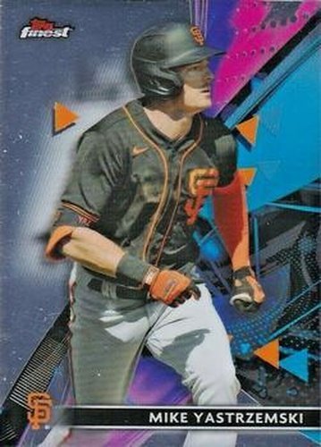#102 Mike Yastrzemski - San Francisco Giants - 2021 Finest Baseball