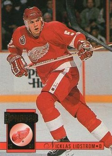 #102 Nicklas Lidstrom - Detroit Red Wings - 1993-94 Donruss Hockey