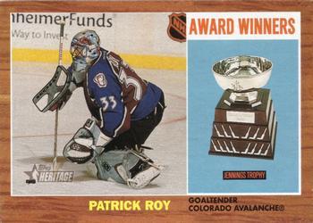 #102 Patrick Roy - Colorado Avalanche - 2002-03 Topps Heritage Hockey