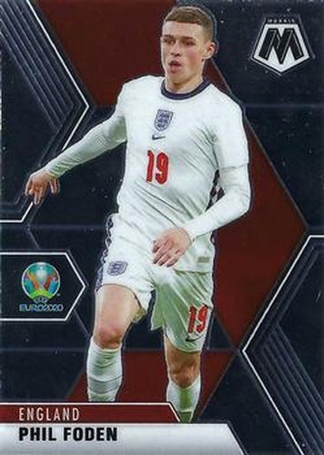 #102 Phil Foden - England - 2021 Panini Mosaic UEFA EURO Soccer