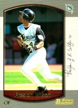 #102 Preston Wilson - Florida Marlins - 2000 Bowman Baseball