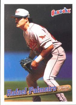 #102 Rafael Palmeiro - Baltimore Orioles - 1996 Bazooka Baseball