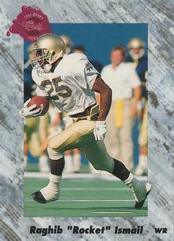 #102 Raghib "Rocket" Ismail - Los Angeles Raiders - 1991 Classic Four Sport