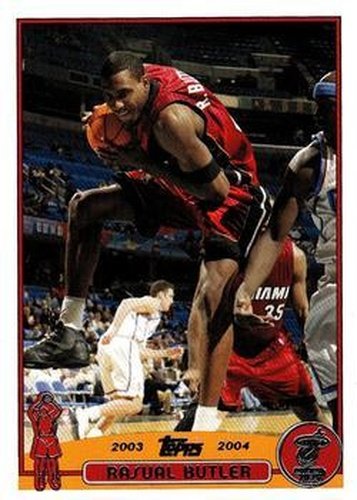 #102 Rasual Butler - Miami Heat - 2003-04 Topps Basketball