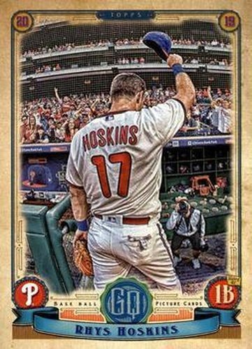 #102 Rhys Hoskins - Philadelphia Phillies - 2019 Topps Gypsy Queen Baseball