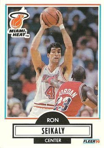 #102 Rony Seikaly - Miami Heat - 1990-91 Fleer Basketball