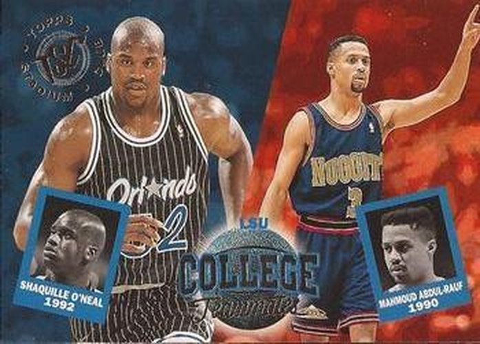 #102 Shaquille O'Neal / Mahmoud Abdul-Rauf - Orlando Magic / Denver Nuggets - 1994-95 Stadium Club Basketball
