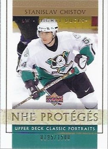 #102 Stanislav Chistov - Anaheim Mighty Ducks - 2002-03 Upper Deck Classic Portraits Hockey