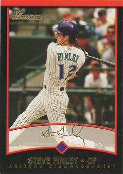 #102 Steve Finley - Arizona Diamondbacks - 2001 Bowman Baseball
