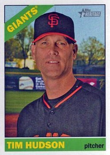 #102 Tim Hudson - San Francisco Giants - 2015 Topps Heritage Baseball
