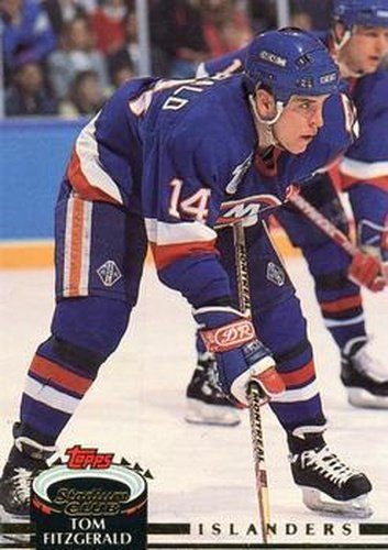 #102 Tom Fitzgerald - New York Islanders - 1992-93 Stadium Club Hockey