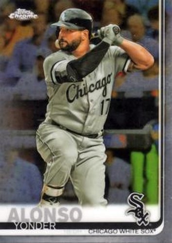 #102 Yonder Alonso - Chicago White Sox - 2019 Topps Chrome Baseball