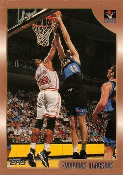 #102 Zydrunas Ilgauskas - Cleveland Cavaliers - 1998-99 Topps Basketball