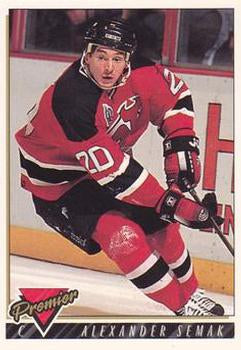 #102 Alexander Semak - New Jersey Devils - 1993-94 Topps Premier Hockey