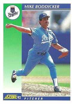 #102 Mike Boddicker - Kansas City Royals - 1992 Score Baseball