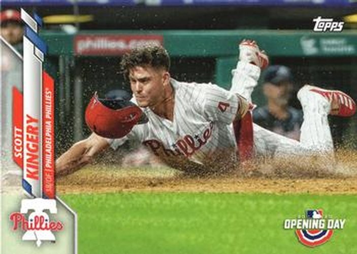 #102 Scott Kingery - Philadelphia Phillies - 2020 Topps Opening Day Baseball
