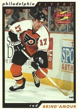 #102 Rod Brind'Amour - Philadelphia Flyers - 1996-97 Score Hockey