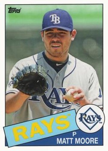 #102 Matt Moore - Tampa Bay Rays - 2013 Topps Archives Baseball