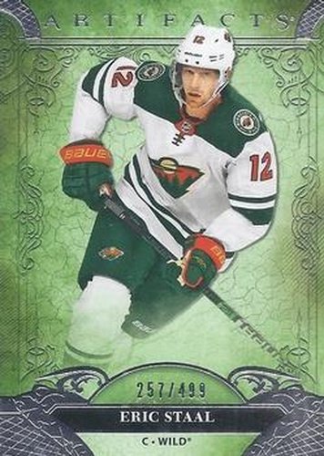 #102 Eric Staal - Minnesota Wild - 2020-21 Upper Deck Artifacts Hockey