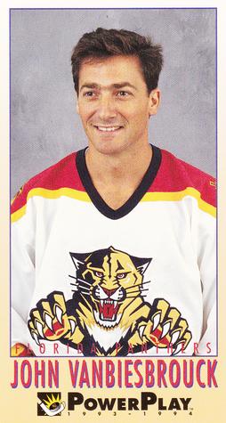 #102 John Vanbiesbrouck - Florida Panthers - 1993-94 Fleer PowerPlay Hockey