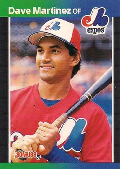 #102 Dave Martinez - Montreal Expos - 1989 Donruss Baseball